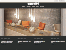 Tablet Screenshot of cappellini.it